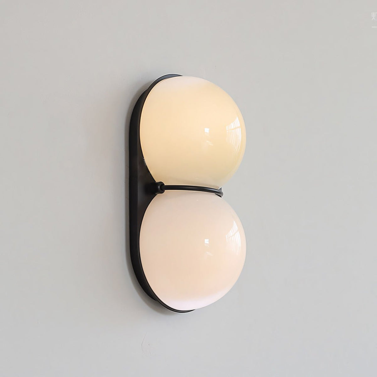 Two Kugeln aus Glas Wandleuchte