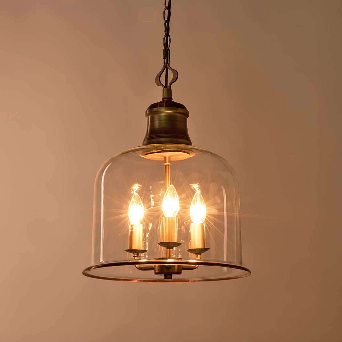 Celaniella Vintage Elegance Pendelleuchte aus Glas