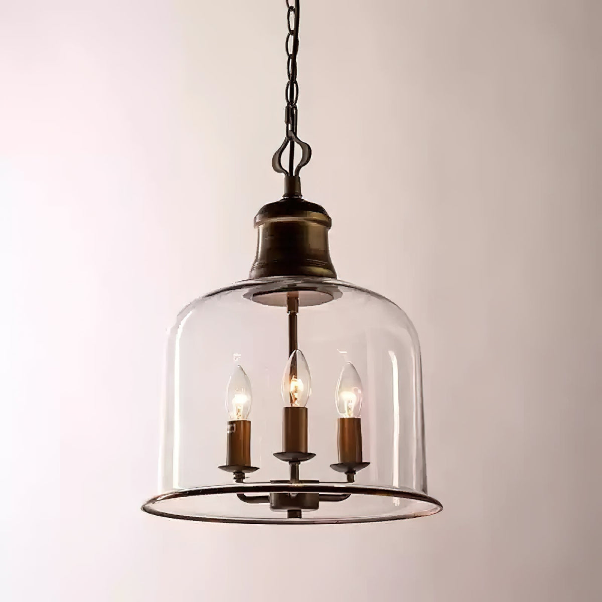 Celaniella Vintage Elegance Pendelleuchte aus Glas