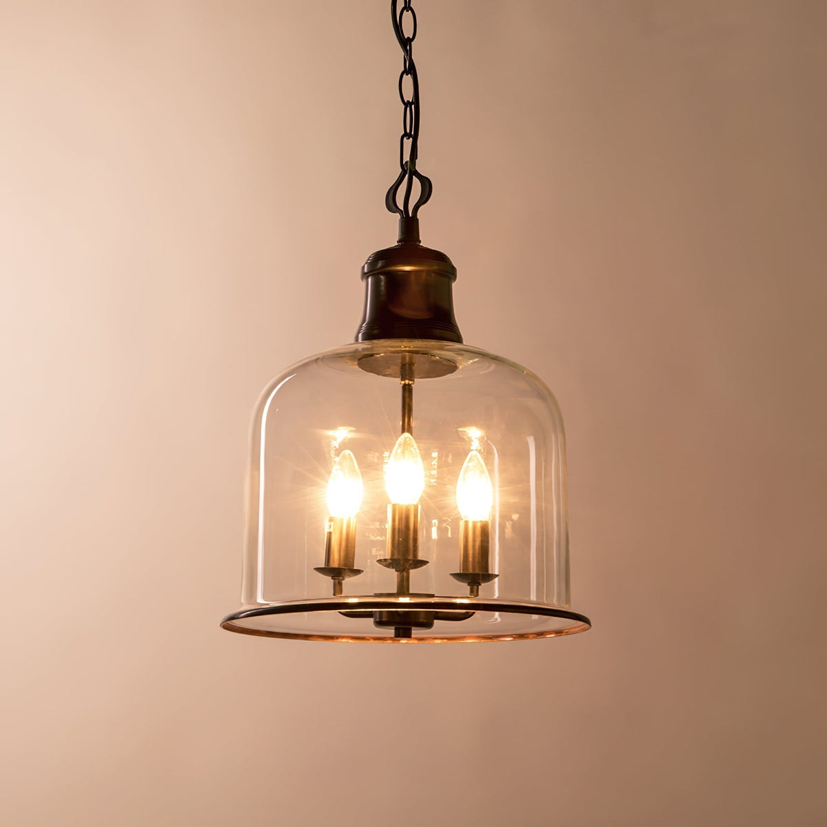Celaniella Vintage Elegance Pendelleuchte aus Glas