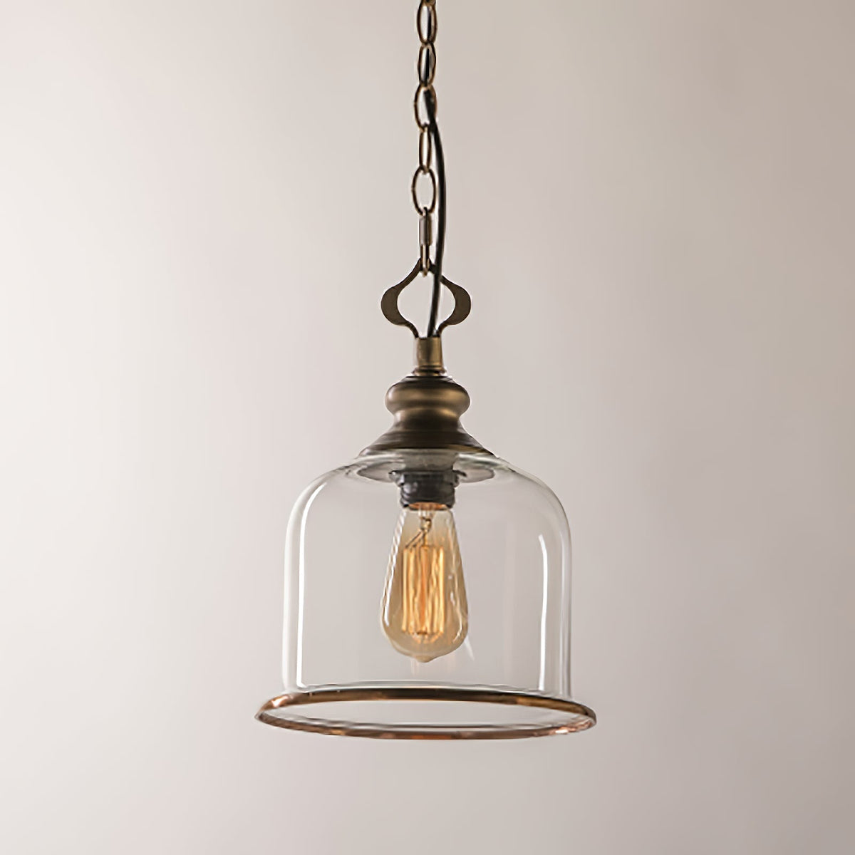 Celaniella Vintage Elegance Pendelleuchte aus Glas