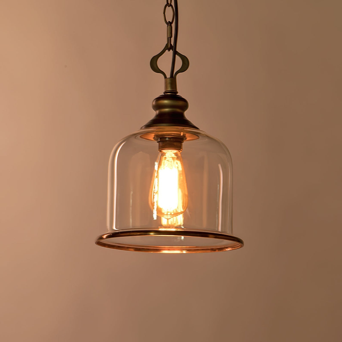 Celaniella Vintage Elegance Pendelleuchte aus Glas