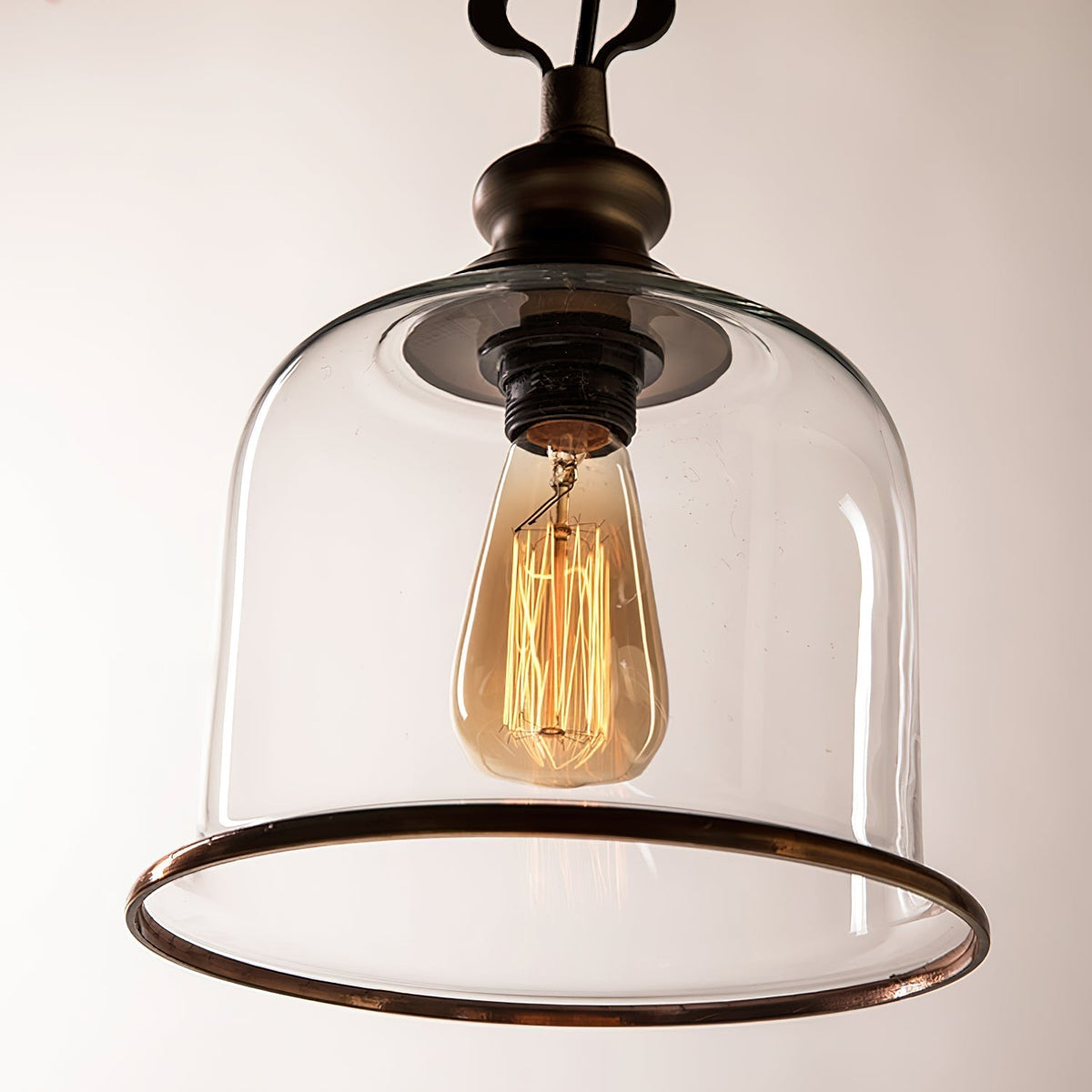 Celaniella Vintage Elegance Pendelleuchte aus Glas