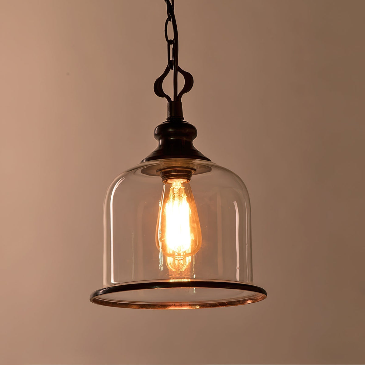 Celaniella Vintage Elegance Pendelleuchte aus Glas