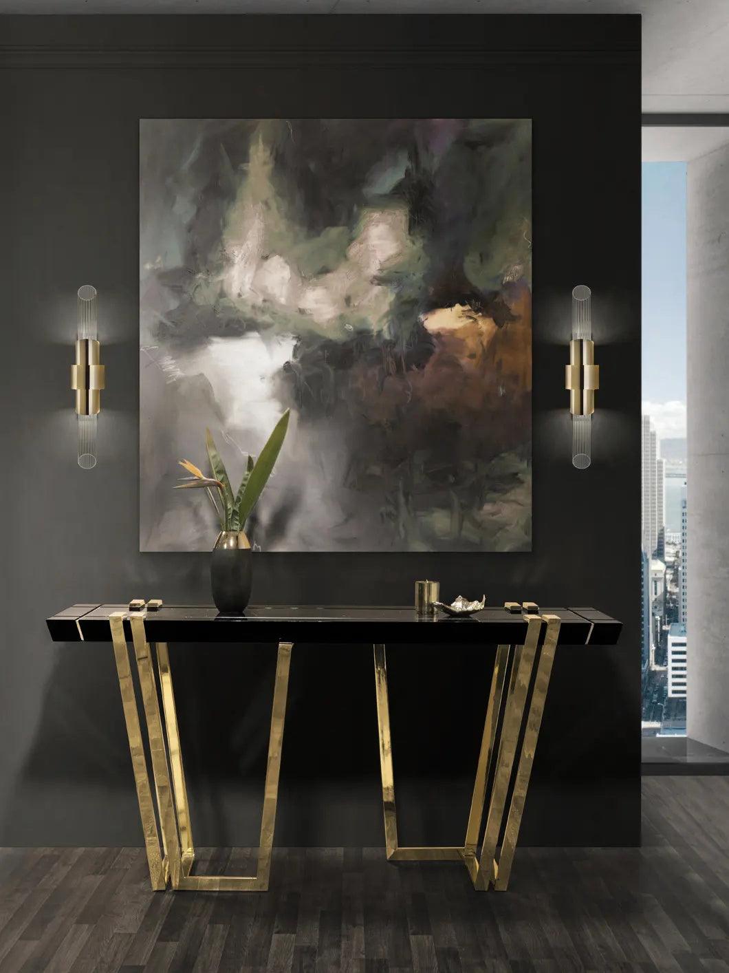 Seluise Wandleuchte skandinavisch Art Small Kristall Metall