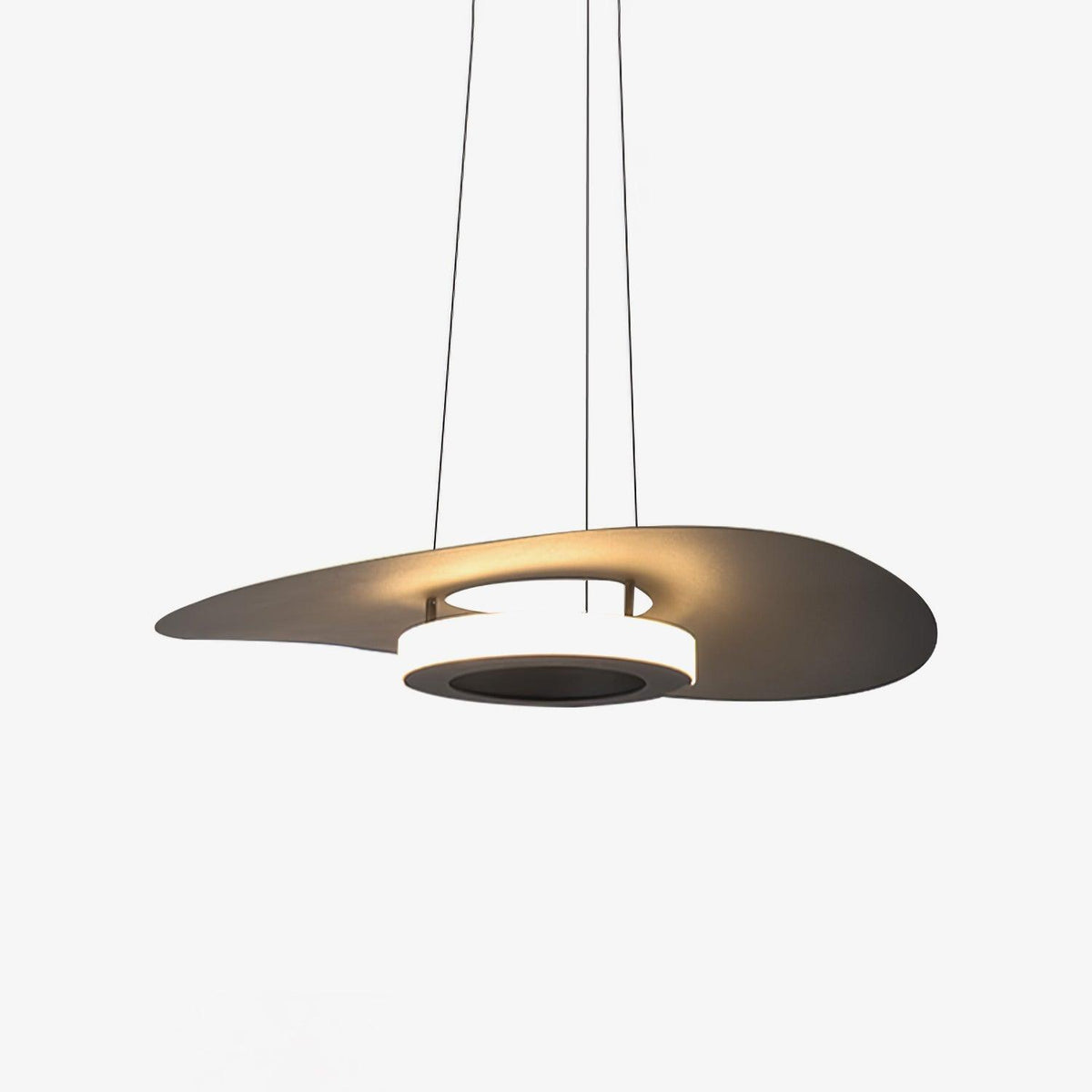 Woka Pendelleuchte Aluminium UFO-Ring Minimalistisch