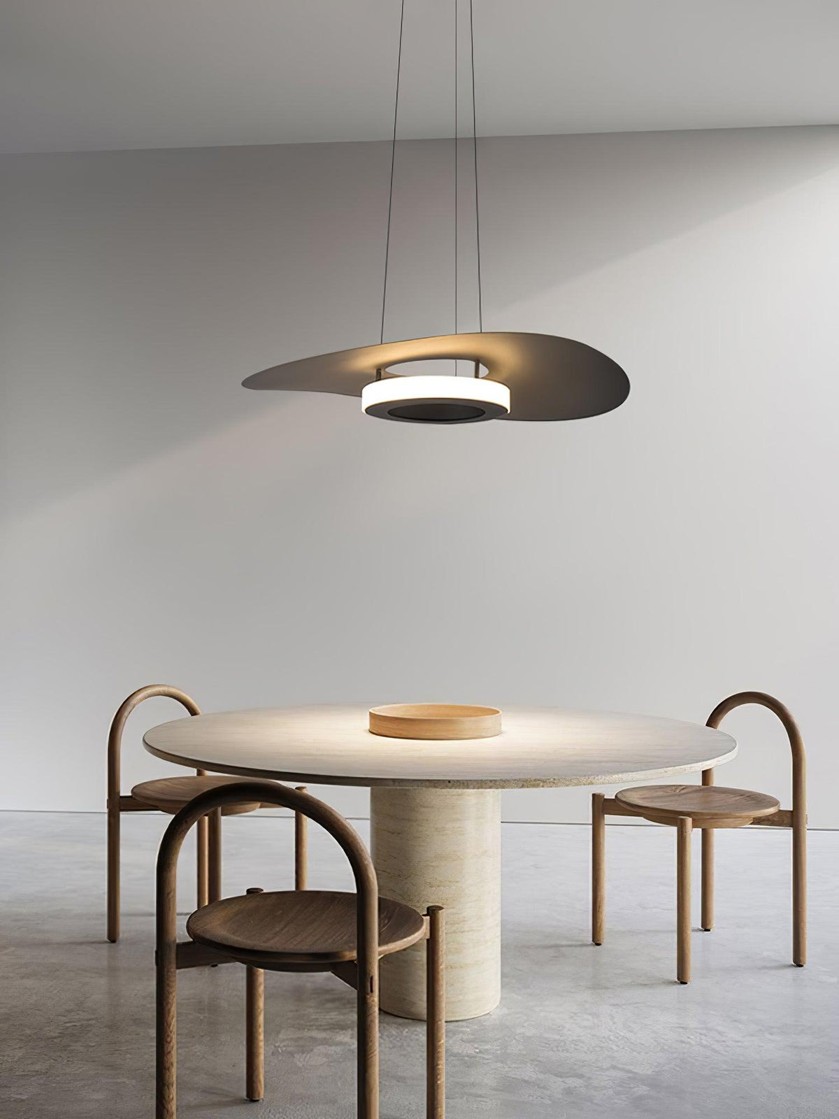 Woka Pendelleuchte Aluminium UFO-Ring Minimalistisch