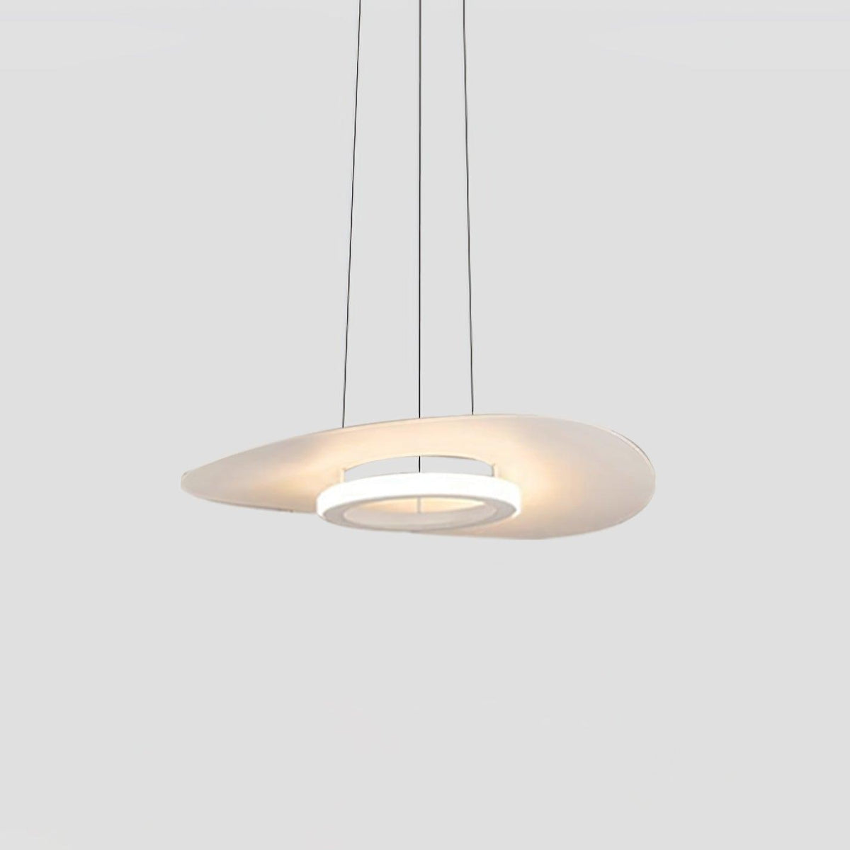 Woka Pendelleuchte Aluminium UFO-Ring Minimalistisch