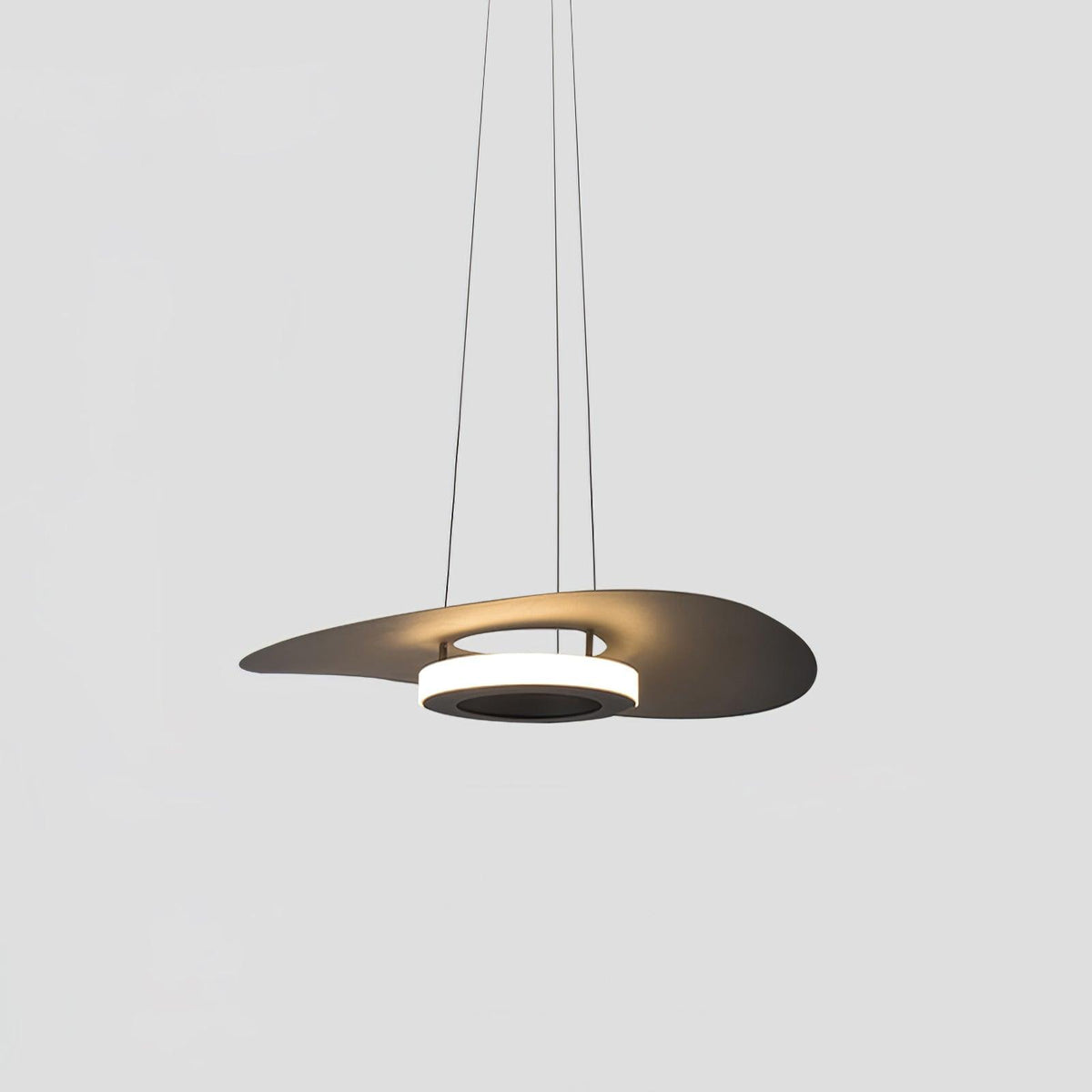 Woka Pendelleuchte Aluminium UFO-Ring Minimalistisch
