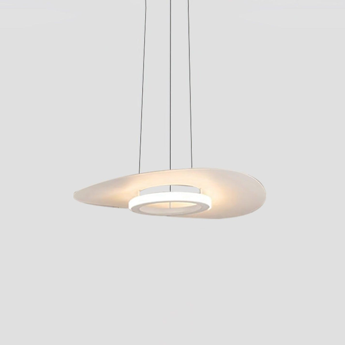 Woka Pendelleuchte Aluminium UFO-Ring Minimalistisch