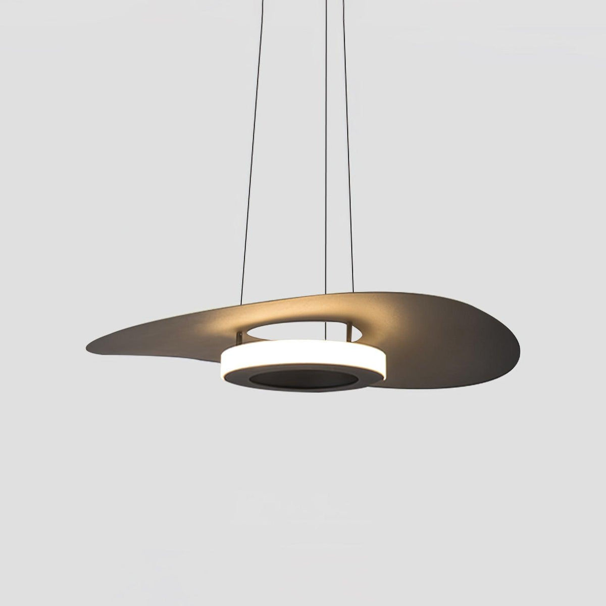 Woka Pendelleuchte Aluminium UFO-Ring Minimalistisch