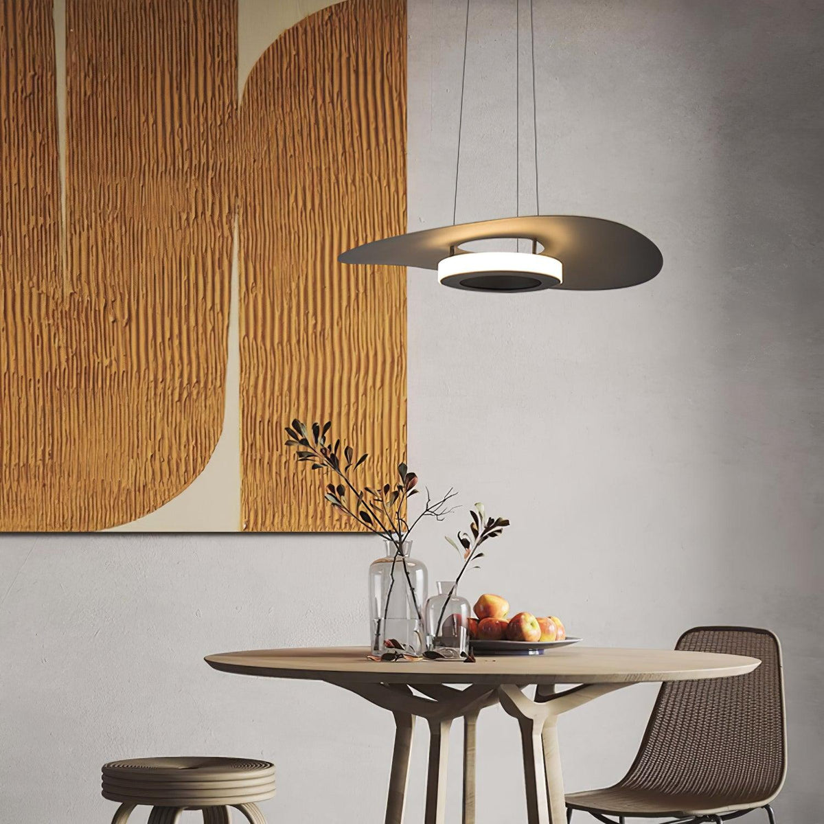 Woka Pendelleuchte Aluminium UFO-Ring Minimalistisch