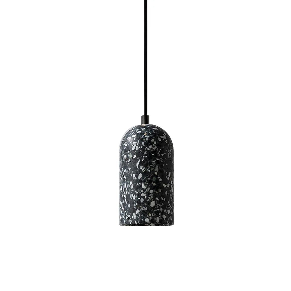 Brol Terrazzo Pendelleuchte im Industrie-Stil in Beton grau