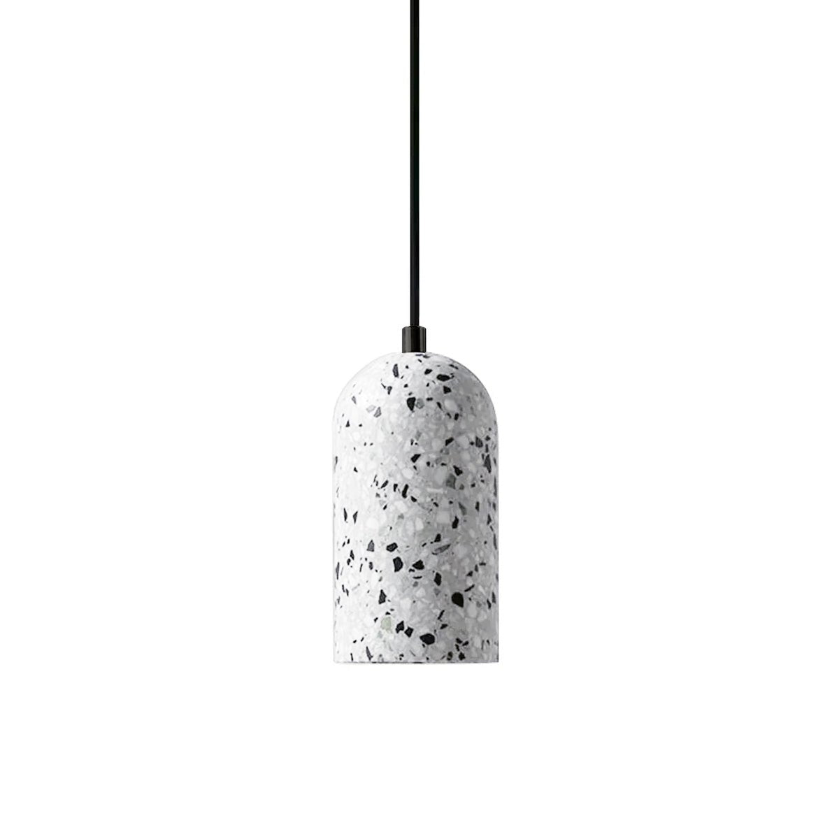 Brol Terrazzo Pendelleuchte im Industrie-Stil in Beton grau