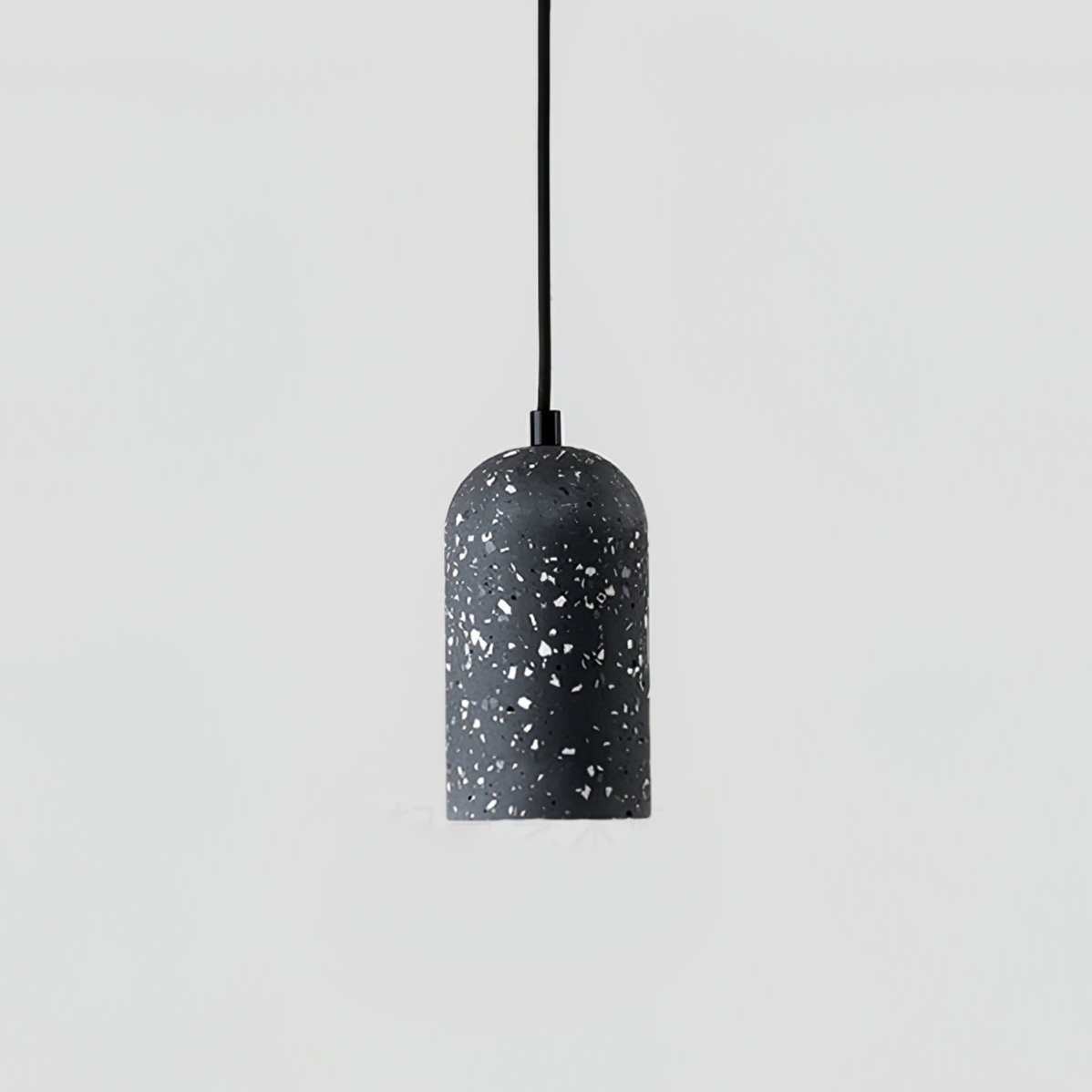 Brol Terrazzo Pendelleuchte im Industrie-Stil in Beton grau