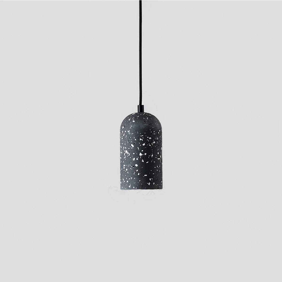 Brol Terrazzo Pendelleuchte im Industrie-Stil in Beton grau