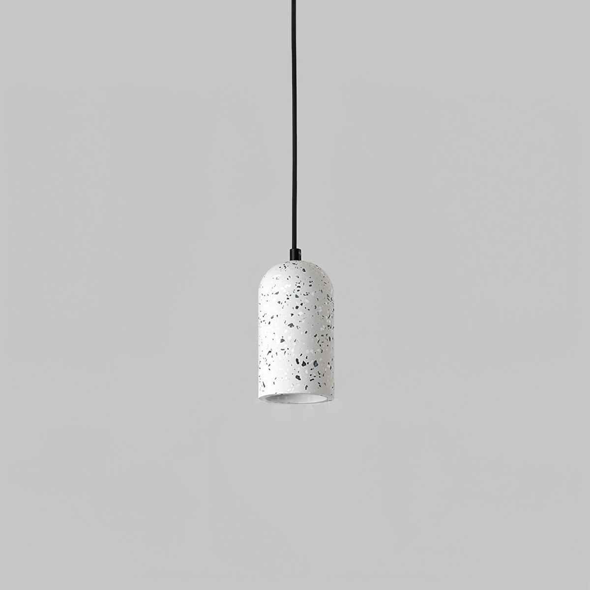 Brol Terrazzo Pendelleuchte im Industrie-Stil in Beton grau