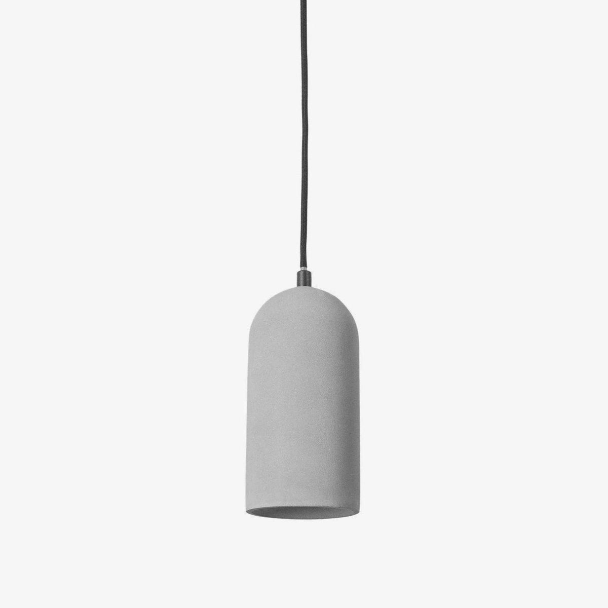 Brol Terrazzo Pendelleuchte im Industrie-Stil in Beton grau