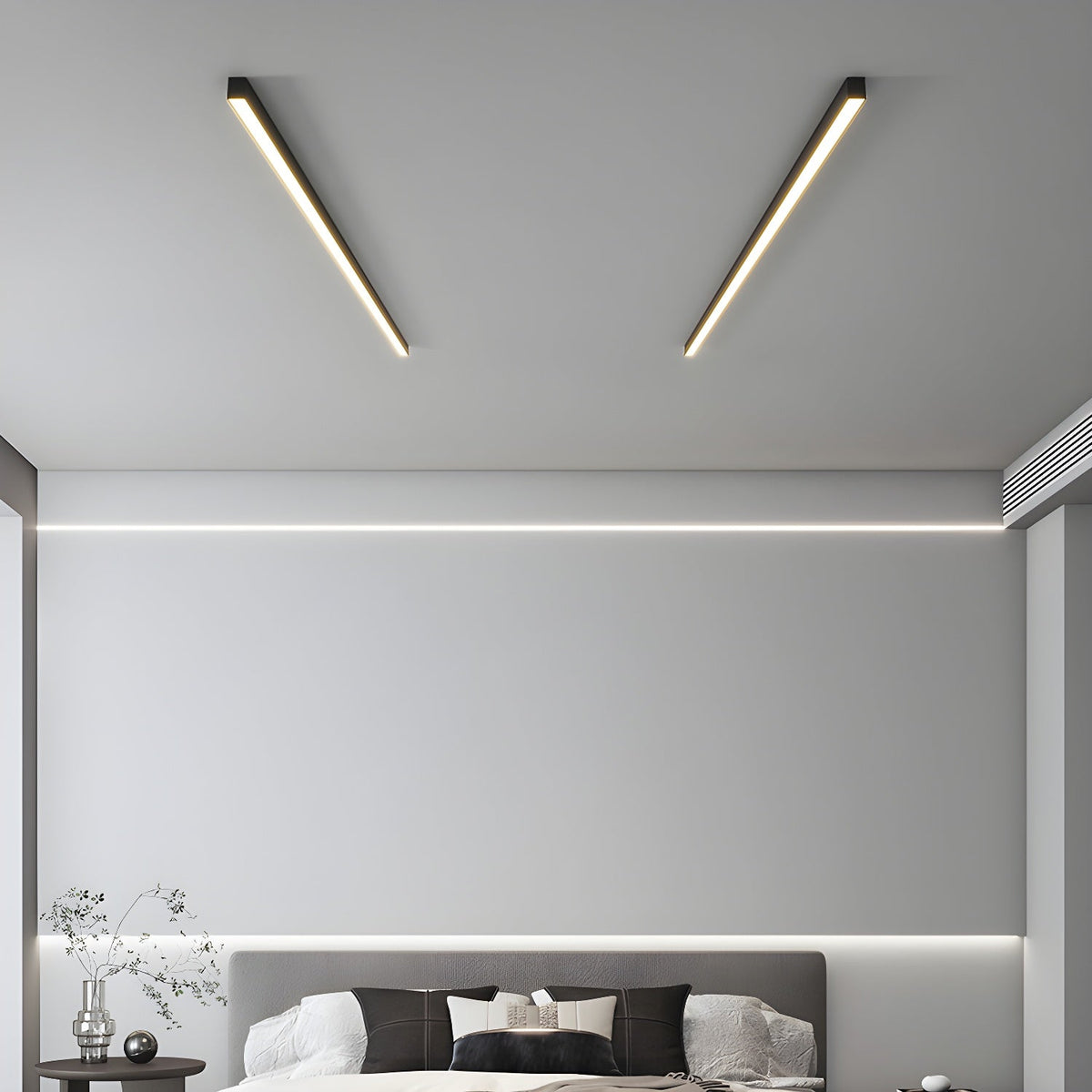 Somino Deckenleuchte Linear Ultra Slim Minimalistisch Funktional