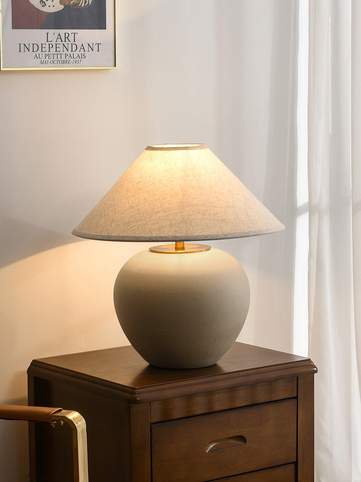 Etalis Keramik-Tischlampe
