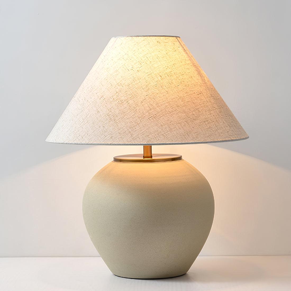 Etalis Keramik-Tischlampe