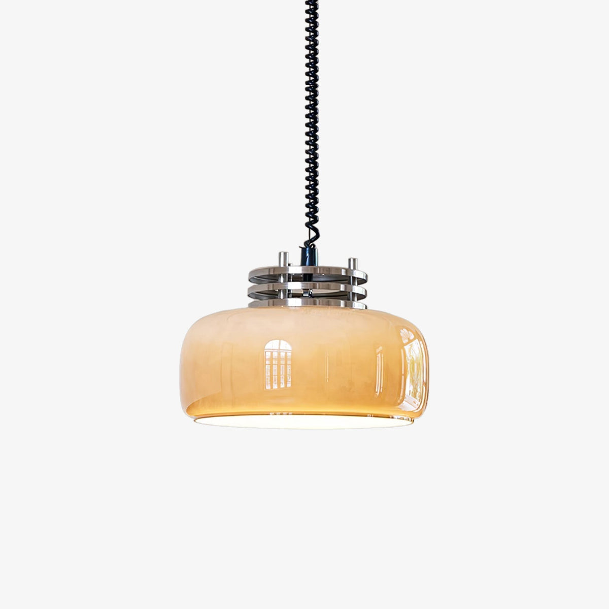 Quorin Pendelleuchte aus Glas im Industrie-Stil