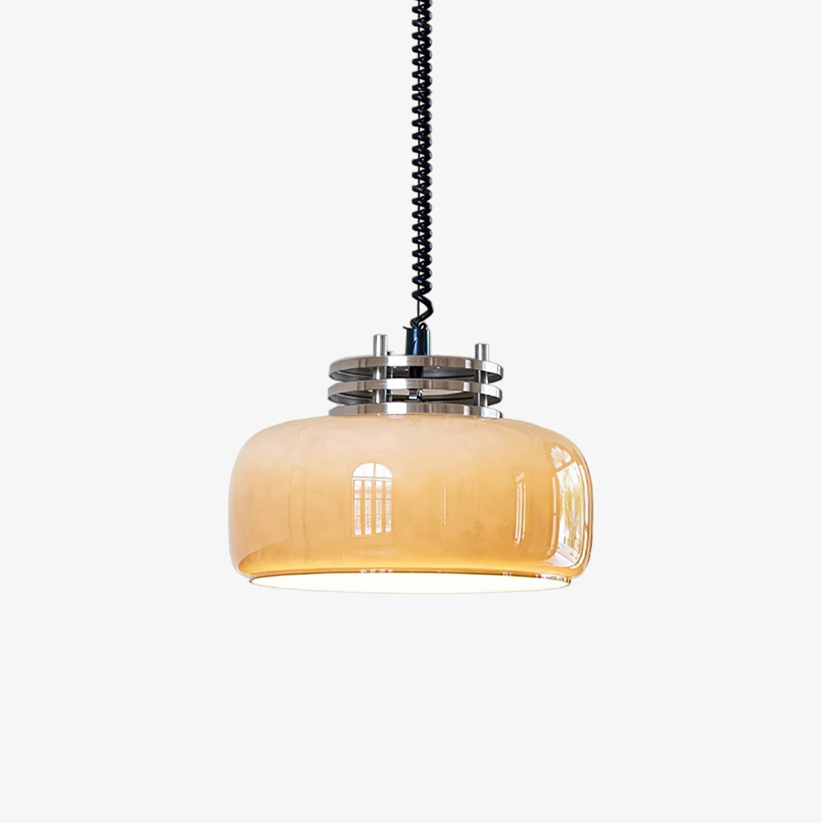 Quorin Pendelleuchte aus Glas im Industrie-Stil