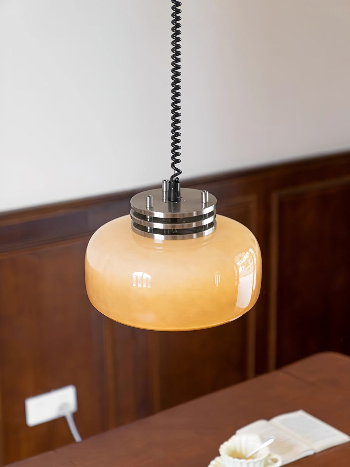 Quorin Pendelleuchte aus Glas im Industrie-Stil