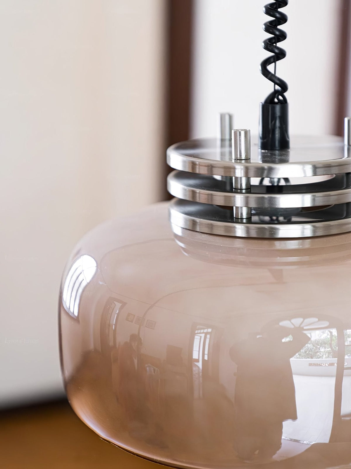Quorin Pendelleuchte aus Glas im Industrie-Stil