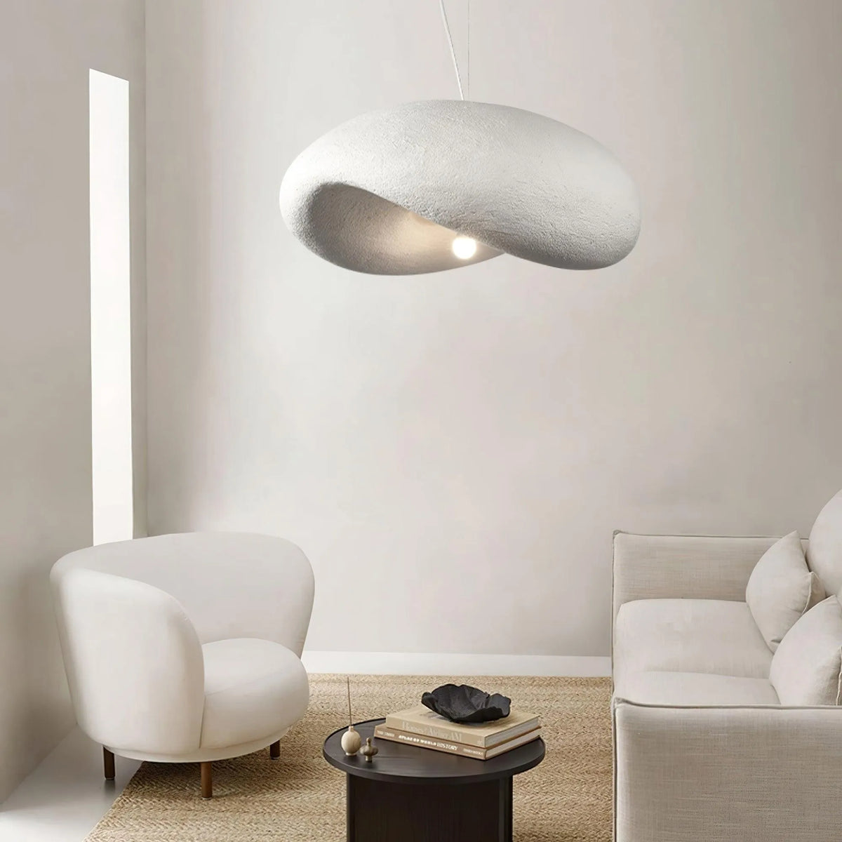 Avi Modern Pendelleuchte Wolken, Weiß, Schlafzimmer