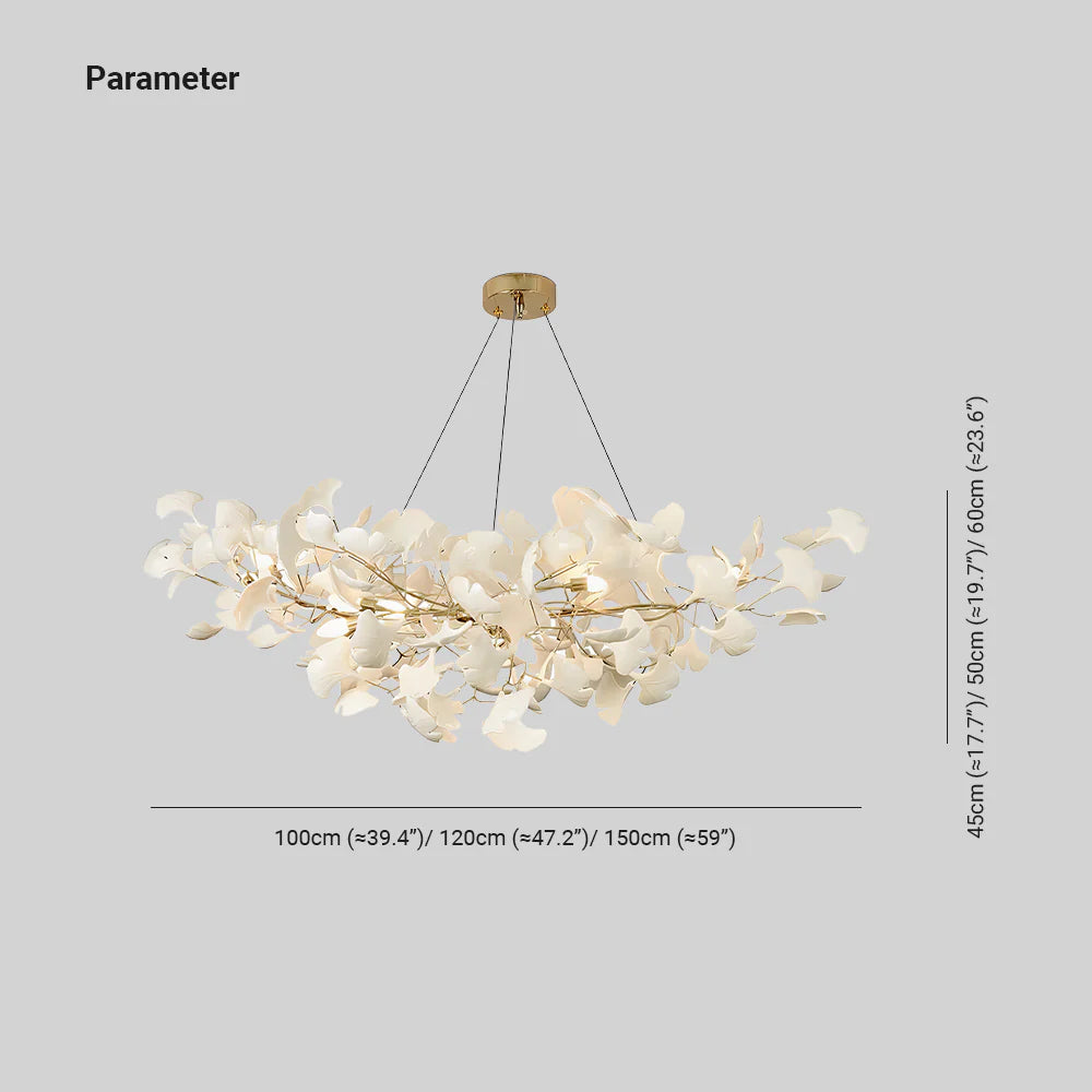 Olivia  Modern Luxuriöser gold Kronleuchter aus Metall und Keramik