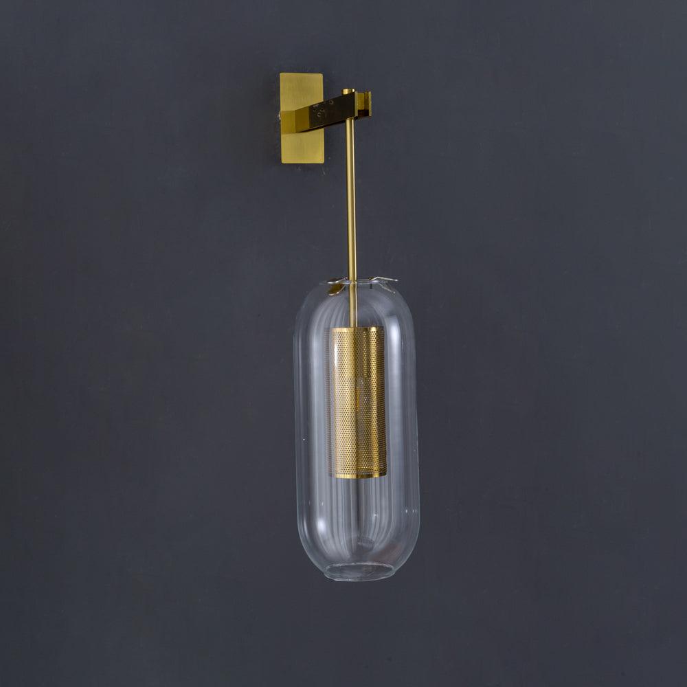 Eirinette Premium skandinavische Kunstglas-Wandleuchte