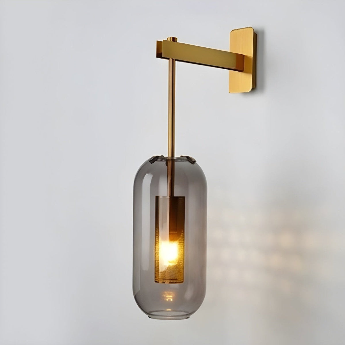 Eirinette Premium skandinavische Kunstglas-Wandleuchte