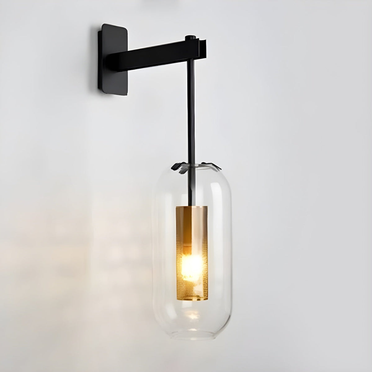 Eirinette Premium skandinavische Kunstglas-Wandleuchte