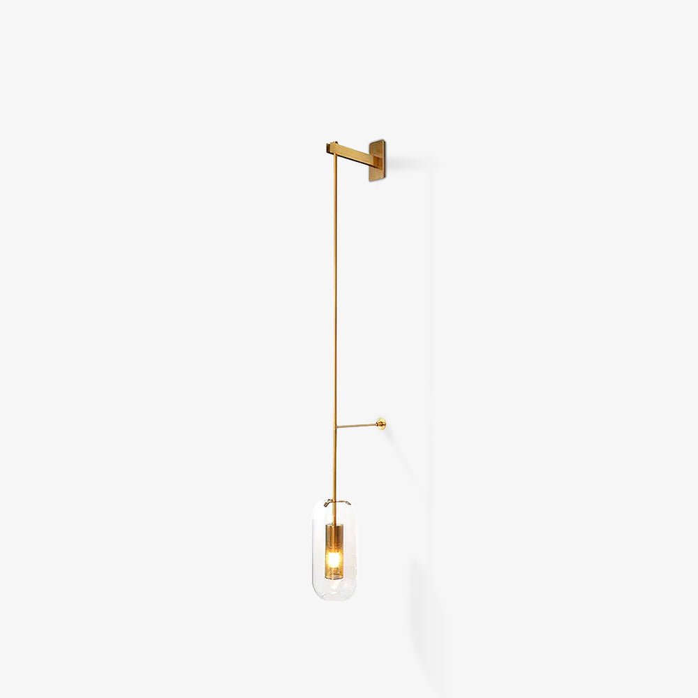 Dae zeitgenössische minimalistische Wandleuchte aus Glas