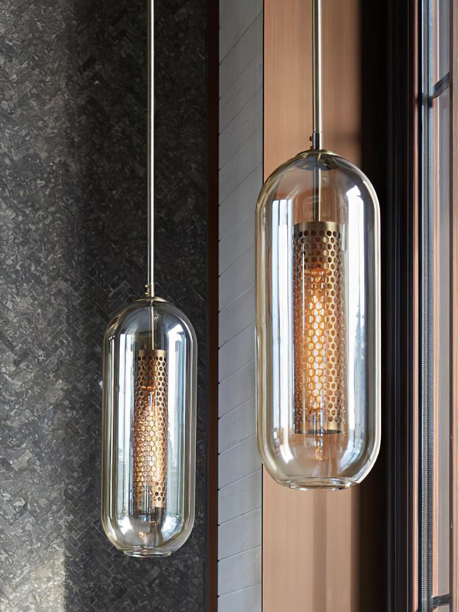 Dae zeitgenössische minimalistische Wandleuchte aus Glas