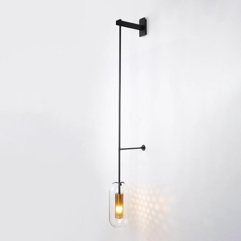Dae zeitgenössische minimalistische Wandleuchte aus Glas
