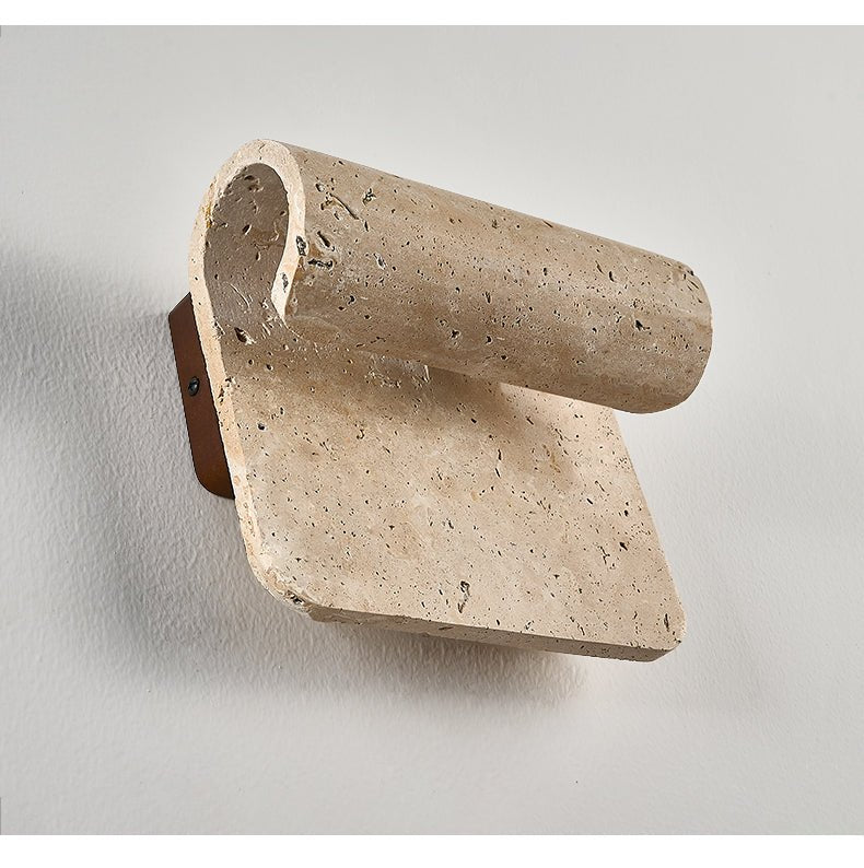 Vaelan Travertine Arc Wandleuchte