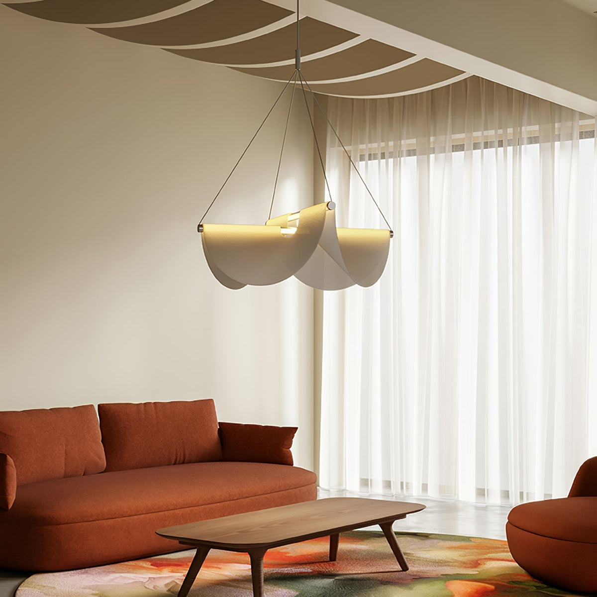 Avenuelle Postmodern Luxus-Ribbon-Pendelleuchte