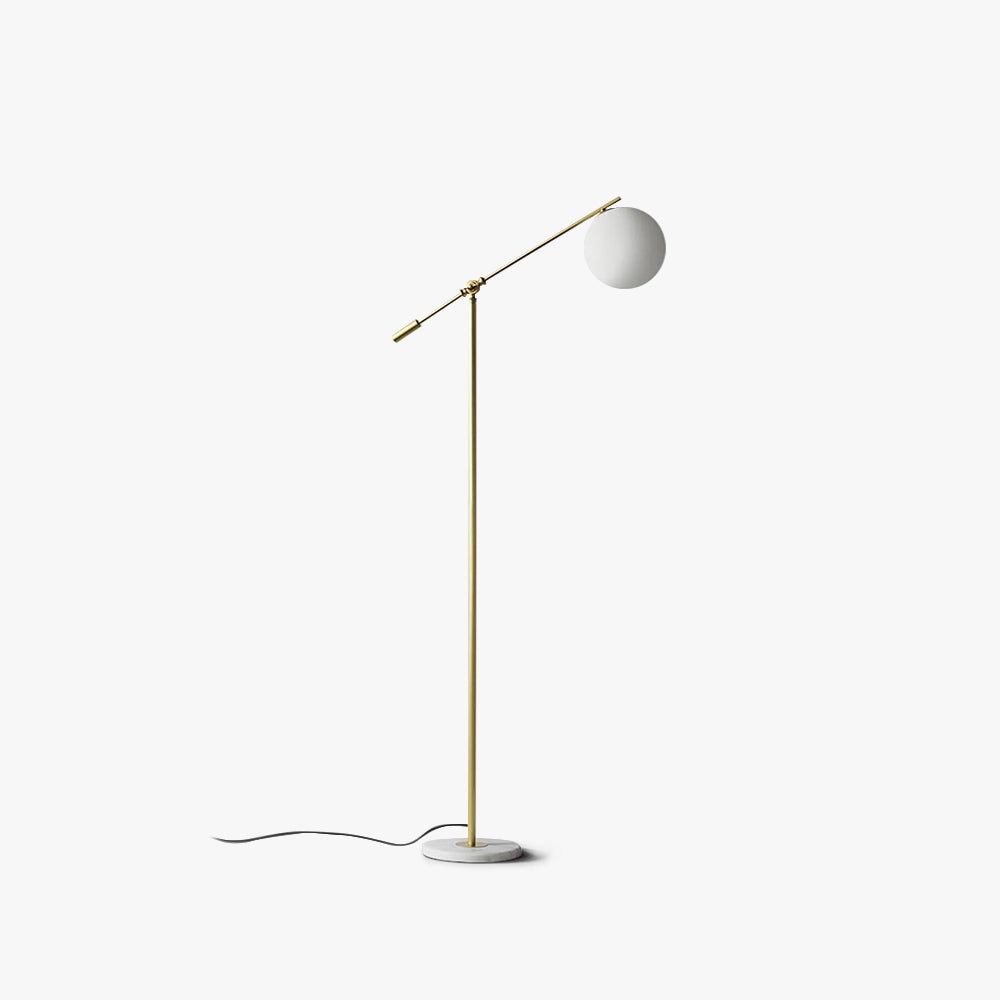 Valentina Bogen LED Stehlampe Glas/Metall Wohnzimmer Emittierende Farbe