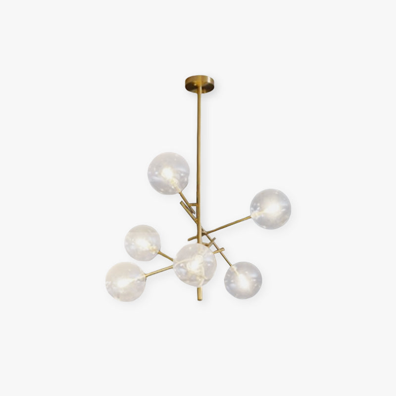 Valentina Bubble Branch LED Kronleuchter Gold Küche/Esszimmer Glas&Metall