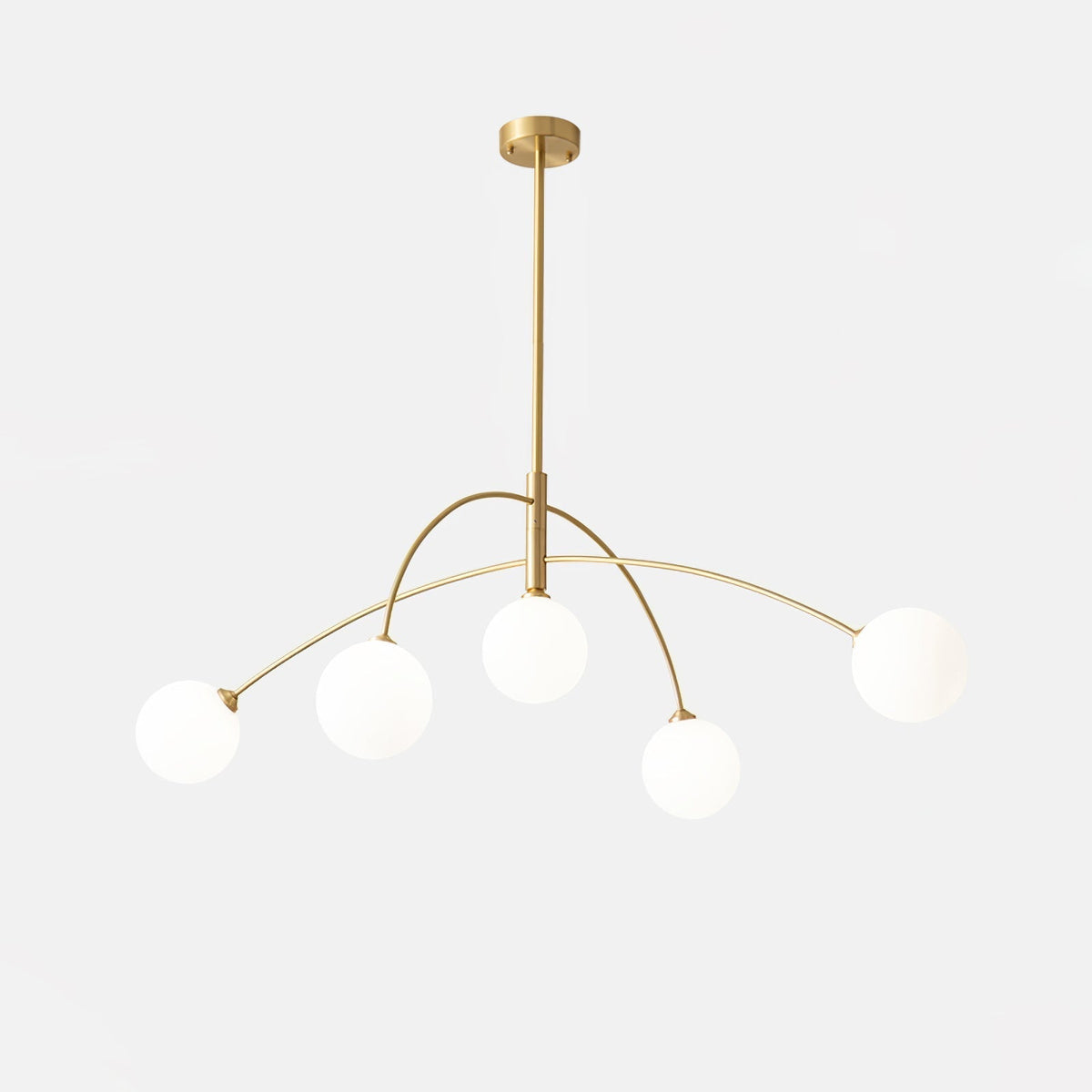 Orieliel Kronleuchter Valentina Arc Messing Elegant