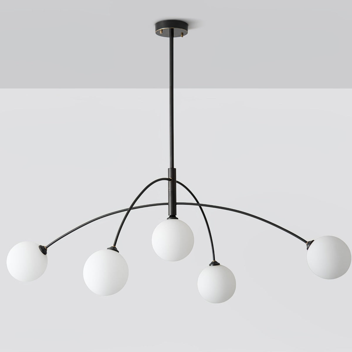 Orieliel Kronleuchter Valentina Arc Messing Elegant