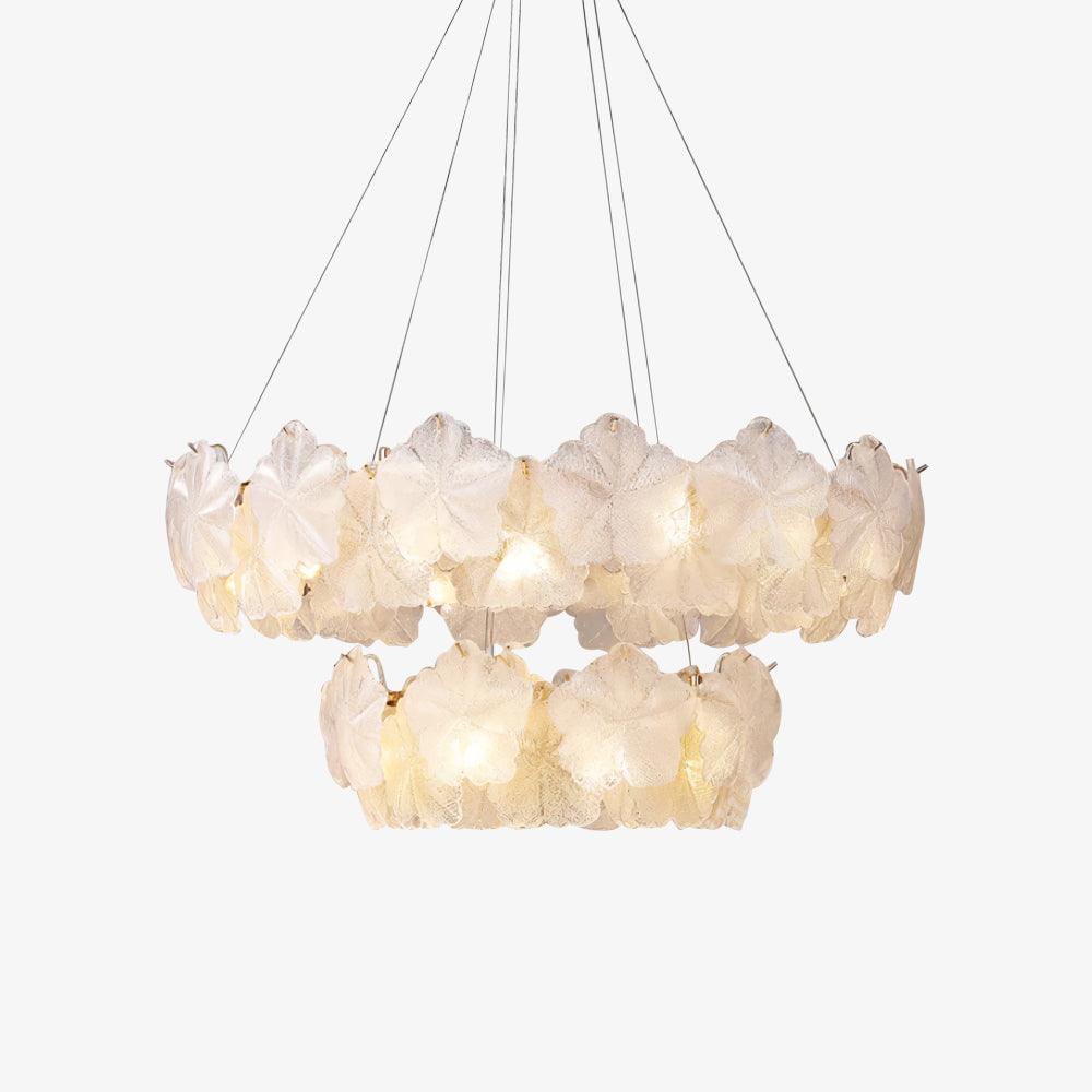 Vitheir Kronleuchter aus Glas in Blumenform