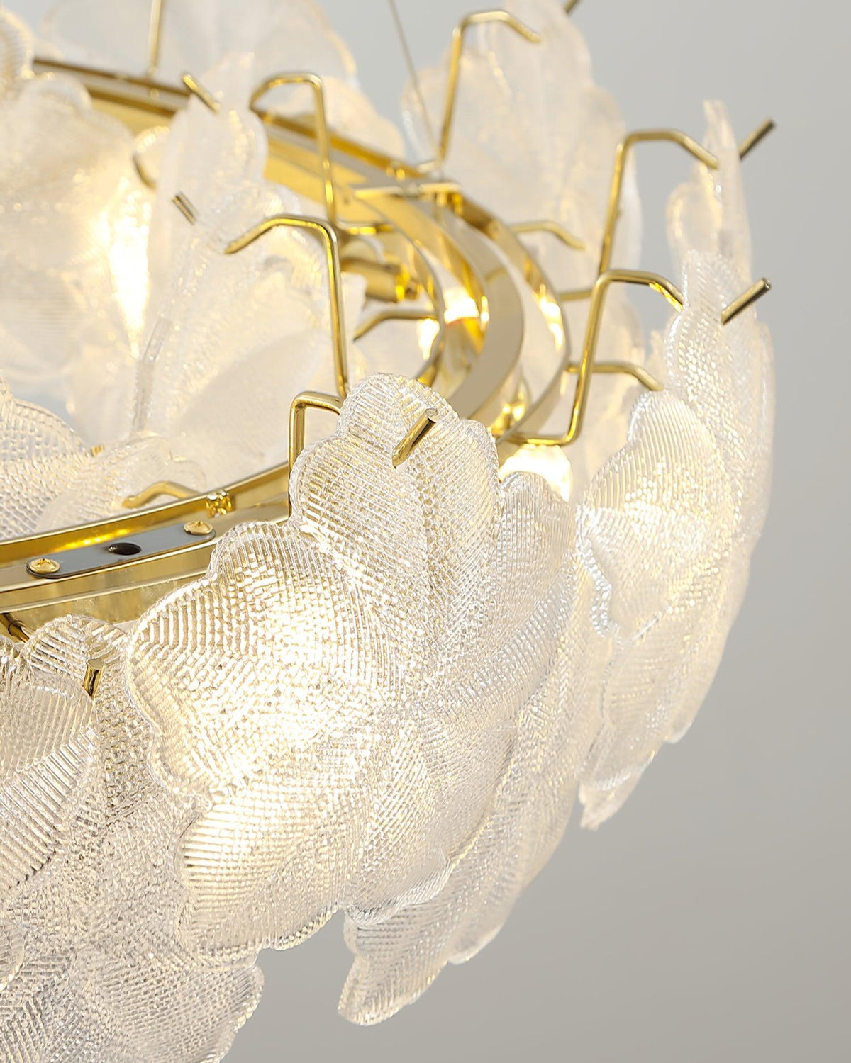 Vitheir Kronleuchter aus Glas in Blumenform
