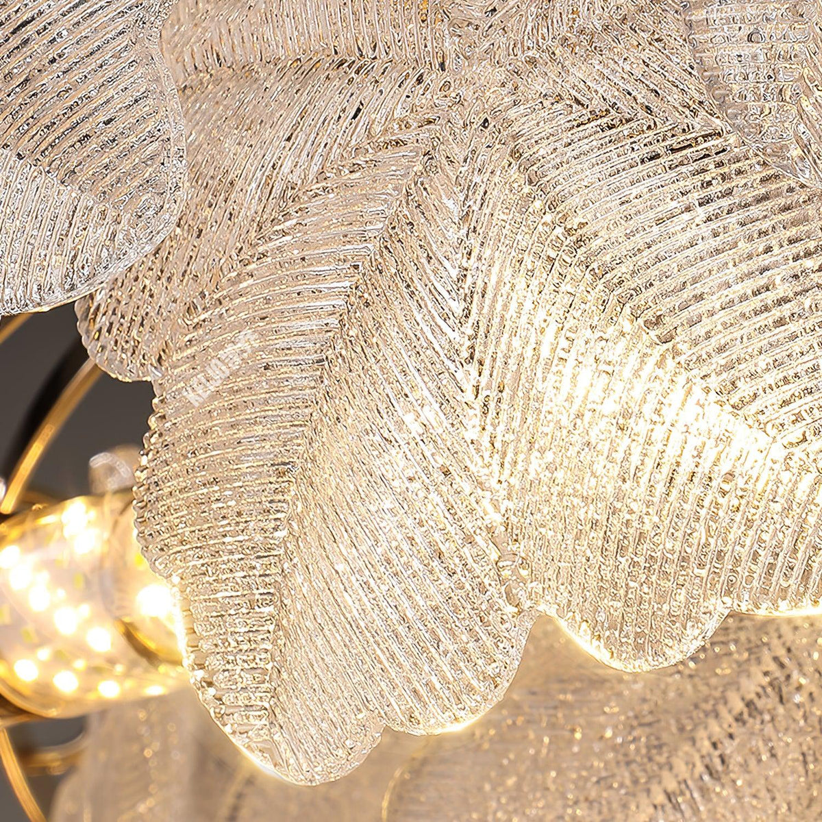Vitheir Kronleuchter aus Glas in Blumenform