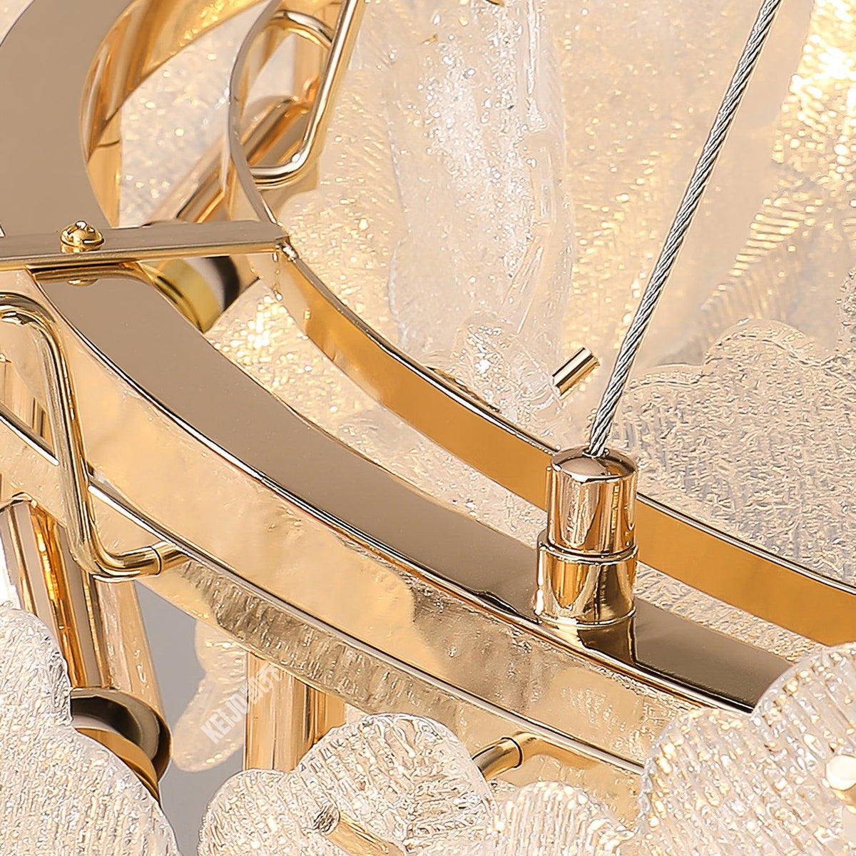 Vitheir Kronleuchter aus Glas in Blumenform