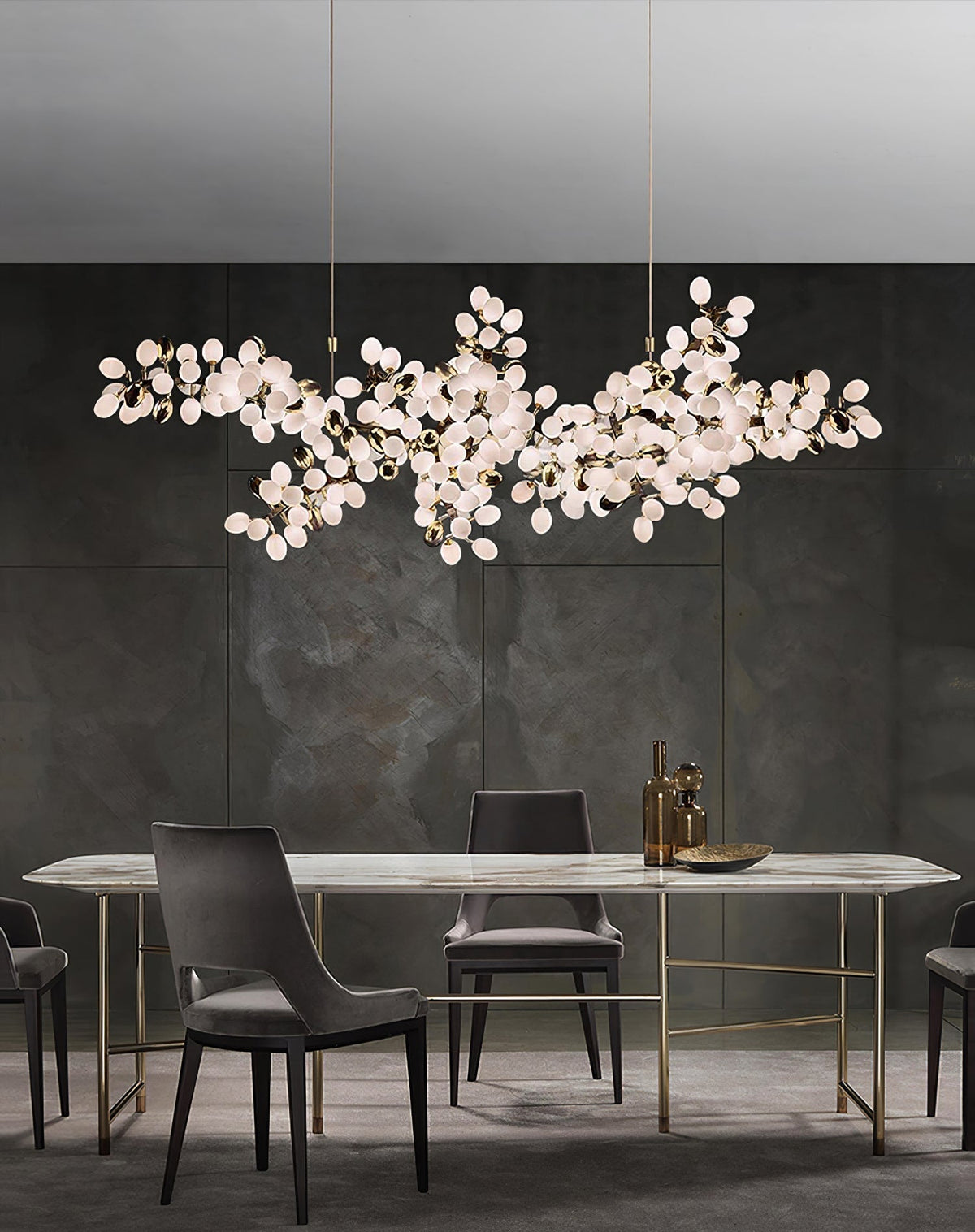 Aldo Elegant Kronleuchter aus Glas