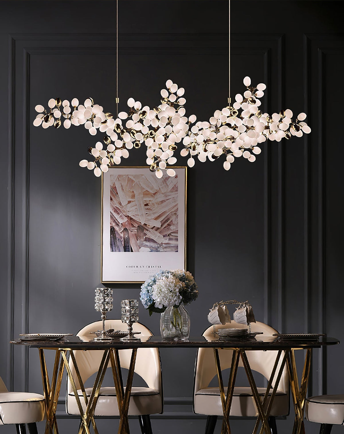 Aldo Elegant Kronleuchter aus Glas