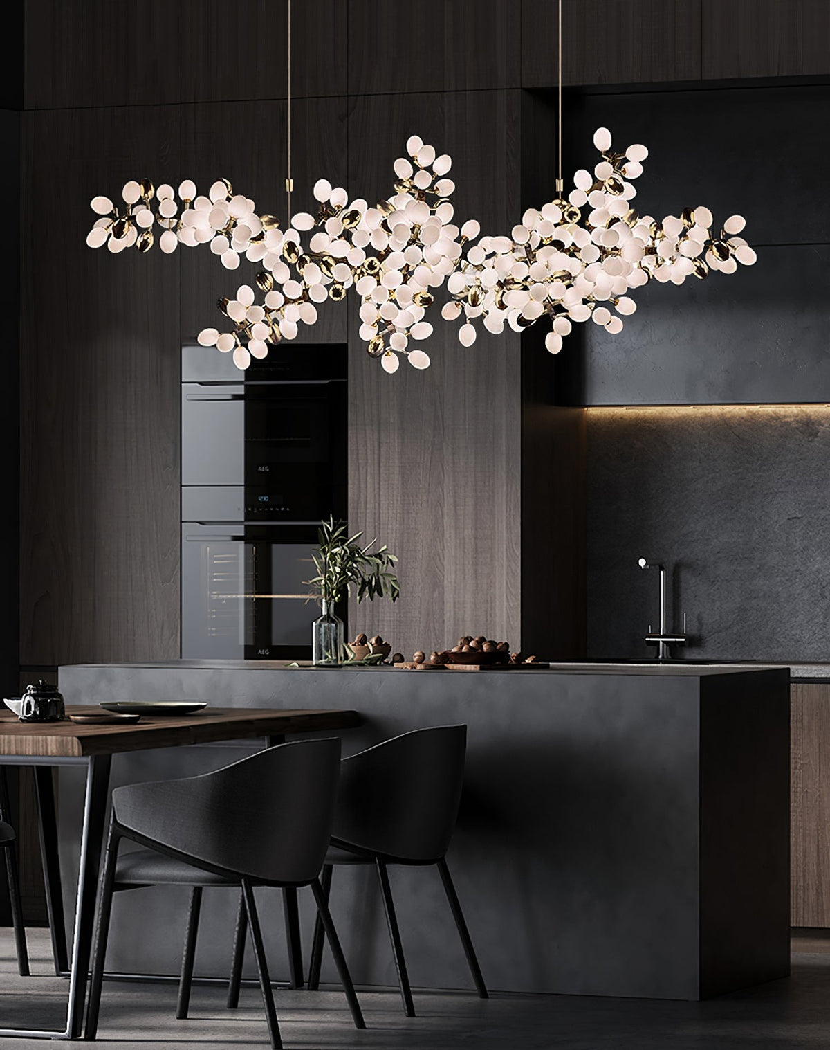 Aldo Elegant Kronleuchter aus Glas